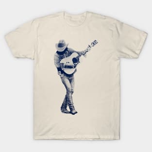 Dwight Yoakam blue Retro T-Shirt